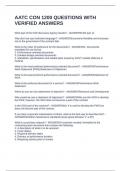 AATC CON 1200 QUESTIONS WITH VERIFIED ANSWERS