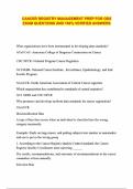 CANCER REGISTRY MANAGEMENT PREP FOR ODS EXAM QUESTIONS AND 100 VERIFIED ANSWERS
