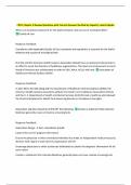 CPCO Chapter 3 Review Questions with Correct Answers Verified by Experts&vert; Latest Update