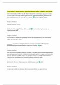 CPCO Chapter 11 Review Questions with Correct Answers Verified by Experts&vert; Latest Update 