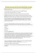 CPCO chapter 2 Exam Questions with Correct Answers Verified by Experts&vert; Latest Update
