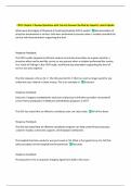 CPCO Chapter 1 Review Questions with Correct Answers Verified by Experts&vert; Latest Update