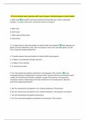 CPCO Certification Exam Questions with Correct Answers Verified by Experts&vert; Latest Update 
