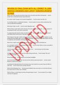 DRIVERS ED FINAL EXAM WITH ALL CORRECT & 100&percnt; VERIFIED ANSWERS&vert;2025 LATEST VERSION&vert;UPDATED TO PASS