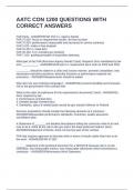 AATC CON 1200 QUESTIONS WITH CORRECT ANSWERS