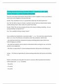 EXAMS BUNDLE PACKAGE&colon;&colon;&colon;&colon;ASQ Exam &vert; Questions with 100&percnt; Correct Answers &vert; VERIFIED 