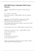 BCH 4053 Exam 1 Questions With Correct Answers&period;