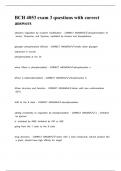 BCH 4053 exam 3 questions with correct answers&period;