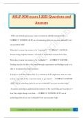 ASLP 3030 exam 1 2025 Questions and Answers