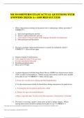 NR 210 MIDTERM EXAM ACTUAL QUESTIONS WITH ANSWERS 2025&sol;26 A&plus; ASSURED SUCCESS 
