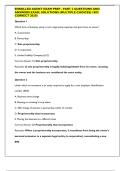 ENROLLED AGENT EXAM PREP - PART 2 QUESTIONS AND ANSWERS EXAM&comma; SOLUTIONS &lpar;MULTIPLE CHOICES&rpar; 100&percnt; CORRECT 2025&excl;&excl;