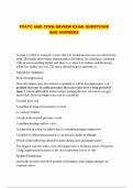 ALL TPATC  PACKAGED EXAMS&colon; QUESTIONS AND CORRECT ANSWERS