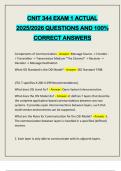 CNIT 344 EXAM 1 ACTUAL 2025&sol;2026 QUESTIONS AND 100&percnt; CORRECT ANSWERS
