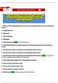 NCC Electronic Fetal Monitoring Certification Exam Questions and Answers &lpar;2025&sol;2026&rpar; &lpar;Verified Answers&rpar;