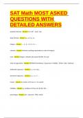 SAT Math MOST ASKED QUESTIONS WITH DETAILED ANSWERS