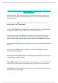 WGU D033 "Health Information Systems Management" Questions with Complete Solutions  100&percnt; Solved&vert; Grade A&plus; 