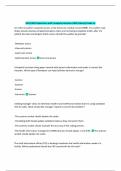 D033 WGU Questions with Complete Solutions 100&percnt; Solved&vert; Grade A&plus; 