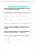 WGU D033 Questions with Complete Solutions 100&percnt; Solved&vert; Grade A&plus;