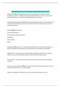 WGU D033 Exam Questions with Complete Solutions 100&percnt; Solved&vert; Grade A&plus; 