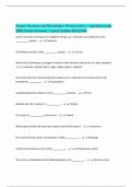 Human Anatomy and Physiology 1 Pearson Quiz 1 &ndash; Questions with 100&percnt; Correct Answers &vert; Latest Update 2025&sol;2026