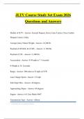 JLTV COURSE Exam 2026 Questions and Answers
