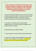 LCSW LAW AND ETHICS EXAM LATEST 2025&sol; 2026  ACTUAL EXAM WITH COMPLETE QUESTIONS AND  CORRECT DETAILED ANSWERS &lpar;100&percnt; VERIFIED  ANSWERS&rpar; &vert;ALREADY GRADED A&plus;&vert; &vert;&vert;LATEST  EXAM&excl;&excl;&excl;&vert;&vert; &vert;&vert;BRANDNEW&excl;&excl;&excl;&vert;&vert;