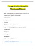 Rasmussen Pharmacology Bundled Tests 2026 Questions and Answers
