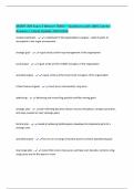 MGMT 309 Exam 2 Wesner TAMU &ndash; Questions with 100&percnt; Correct Answers &vert; Latest Update 2025&sol;2026