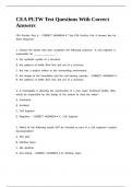 CEA PLTW Test Questions With Correct Answers&period;