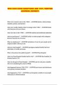 WGU D393 EXAM QUESTIONS AND 100&percnt; VERIFIED ANSWERS &lpar;NEWEST&rpar;