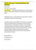 NURS 1111 part 1 Exam Questions And Answers&period;docx