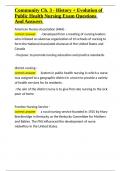 Community Ch&period; 3 - History &plus; Evolution of Public Health Nursing Exam Questions And Answers&period;docx