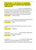N350 chapter 1- the history of community health nursing in Canada Exam Questions And Answers&period;docx