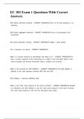 EC 302 Exam 1 Questions With Correct Answers