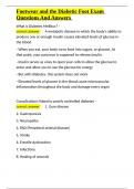 Footwear and the Diabetic Foot Exam Questions And Answers&period;docx
