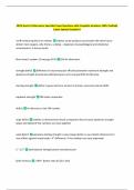 PACKAGE-&colon;&colon;EXOS Sports  Exams with Correct Answers 