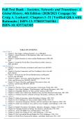 TEST BANK for Societies&comma; Networks&comma; and Transitions&colon; A Global History&comma; 4th Edition by Craig A&period; Lockard &vert; Chapters 1&ndash;31 &vert; Verified Q&A with Rationales