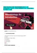 test bank for Microbiology an introduction 13th edition By tortora