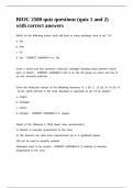 BIOC 2580 quiz questions &lpar;quiz 1 and 2&rpar; with correct answers&period;