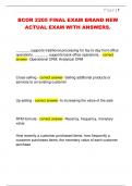 BCOR 2205 FINAL EXAM BRAND NEW  ACTUAL EXAM WITH ANSWERS&period; 