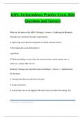 KBN- Jurisprudence Practice Exam 2026 Questions and Answers