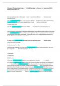 Advanced Pharmacology Exam 1 &ndash; Verified Questions & Answers &vert; A&plus; Guaranteed &vert; 2025 Edition &vert; MSN&sol;NP Level