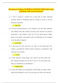 Rasmussen College NURSING NUR2392 MD2 final exam questions with correct answers 