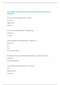 CCC1 EXAM 2 with 100&percnt; Correct Answers &vert; Verified &vert;Latest version 2025&vert;2026