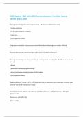 CCSS Exam 2 &ndash; SLS with 100&percnt; Correct Answers &vert; Verified &vert;Latest version 2025&vert;2026