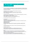 BIB 106 EXAM  QUESTIONS &lpar;ANSWERED&rpar; VERIFIED SOLUTION 
