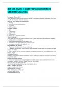 BIB 106 EXAM 2 QUESTIONS &lpar;ANSWERED&rpar; VERIFIED SOLUTION 