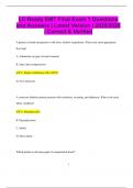 LC-Ready EMT Final Exam 1 Questions and Answers &vert; Latest Version &vert; 2025&sol;2026  &vert; Correct & Verified