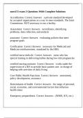 nurs151 exam 2 Questions With Complete Solutions