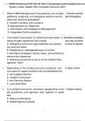 FEMA Final Exam ICS 100&colon; IS-100&period;C&colon; Introduction to the Incident Command System Latest Update With Complete Solutions 2025